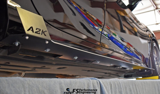 Honda Civic LX Gen 10 (2016-2020) Side Skirt Extensions V1 - FSPE