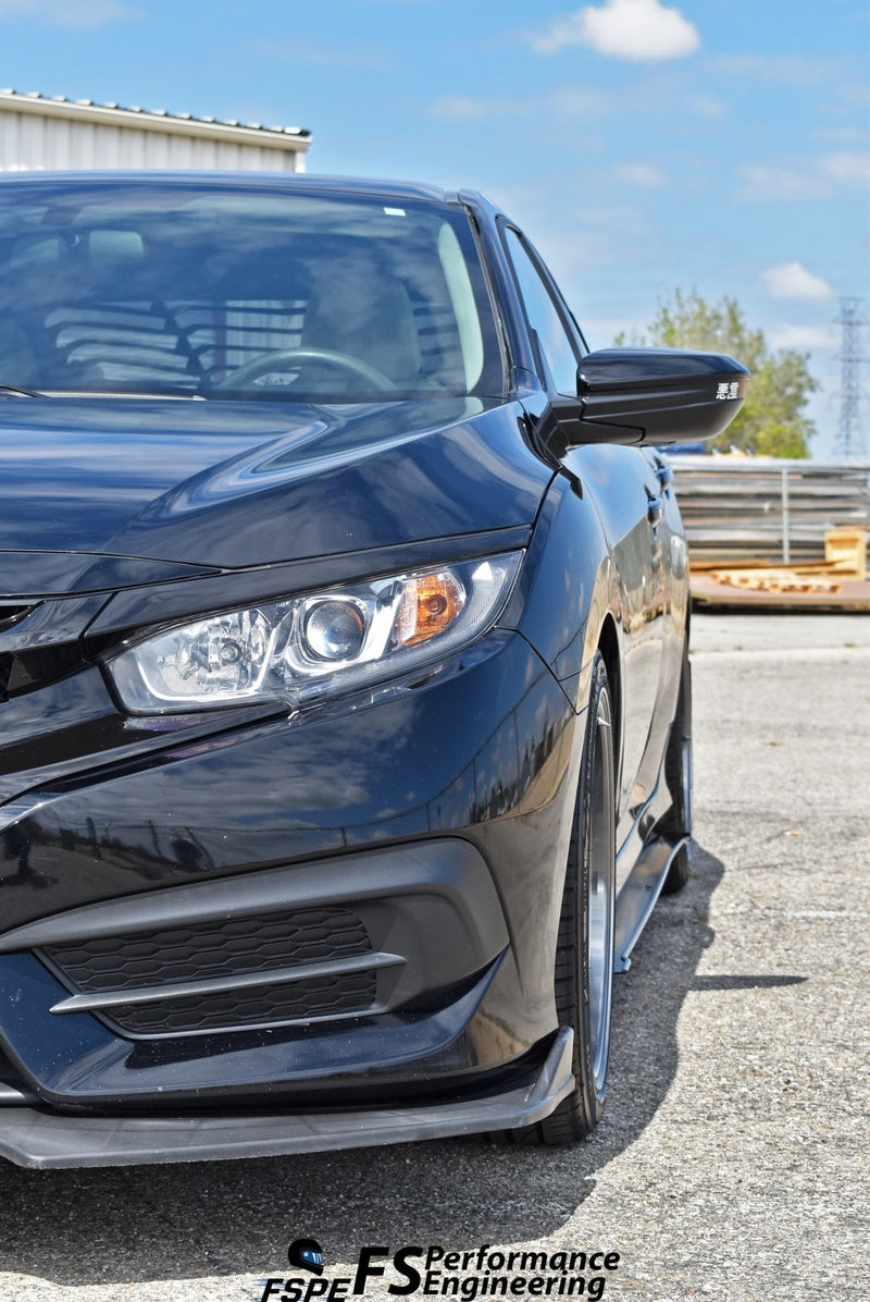 Load image into Gallery viewer, Honda Civic LX Gen 10 (2016-2020) Side Skirt Extensions V1 - FSPE