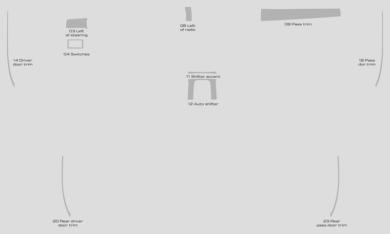 Load image into Gallery viewer, Honda Civic Sedan (2016-2020) Carbon Fiber Full Set Trims - FSPE