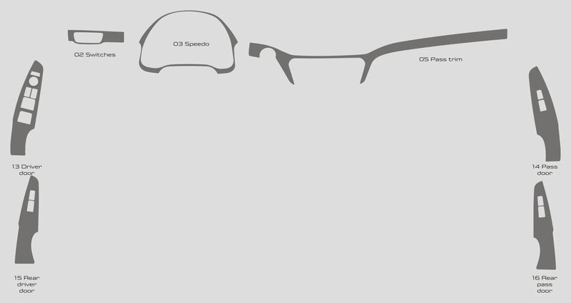 Load image into Gallery viewer, Hyundai Ioniq (2019-2020) Carbon Fiber Full Set Trim - FSPE