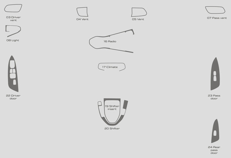 Load image into Gallery viewer, Hyundai Veloster (2019-2020) Carbon Fiber Interior Set - FSPE