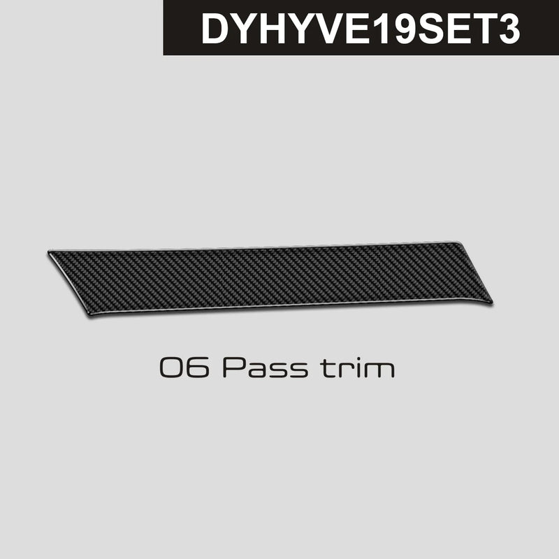 Load image into Gallery viewer, Hyundai Veloster (2019-2022) Carbon Fiber Passenger Trims - FSPE