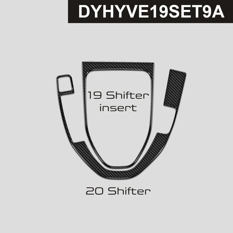 Load image into Gallery viewer, Hyundai Veloster (2019-2022) Carbon Fiber Shifter Trims - FSPE