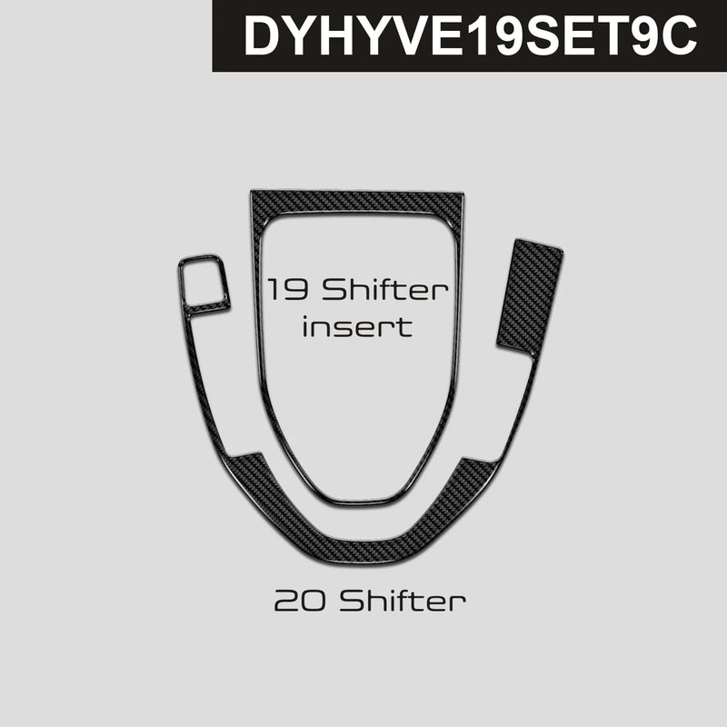 Load image into Gallery viewer, Hyundai Veloster (2019-2022) Carbon Fiber Shifter Trims - FSPE