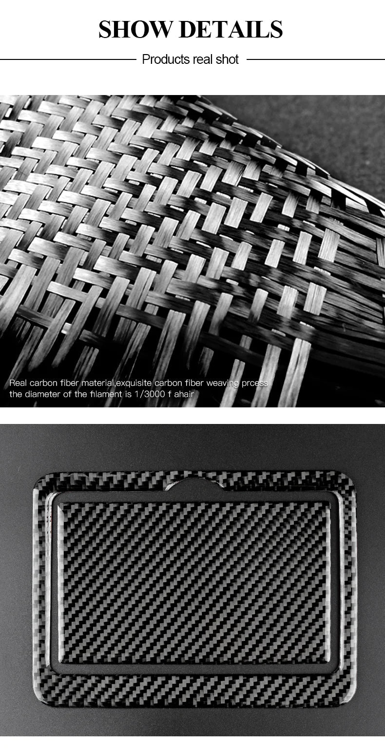 Load image into Gallery viewer, Infiniti Q50 (2013-2023) Carbon Fiber Rear Cup Holder Trim - FSPE