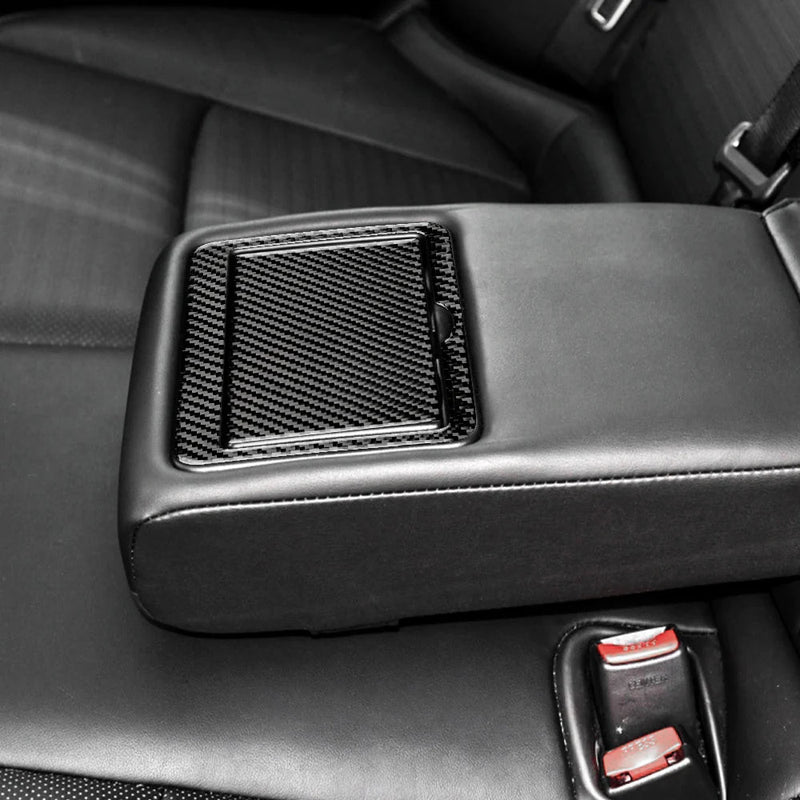 Load image into Gallery viewer, Infiniti Q50 (2013-2023) Carbon Fiber Rear Cup Holder Trim - FSPE