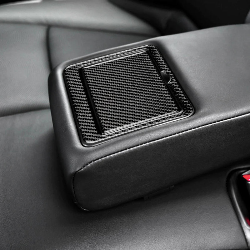 Load image into Gallery viewer, Infiniti Q50 (2013-2023) Carbon Fiber Rear Cup Holder Trim - FSPE