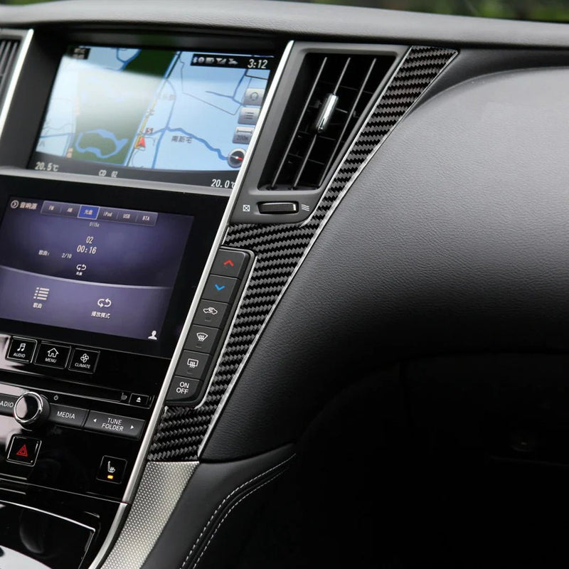 Load image into Gallery viewer, Infiniti Q50/Q60 (2013-2023) Carbon Fiber Control Side Trim - FSPE