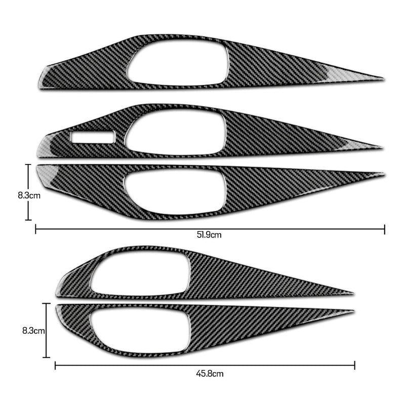 Load image into Gallery viewer, Infiniti Q50/Q60 (2013-2023) Carbon Fiber Door Handle Frame Trims - FSPE