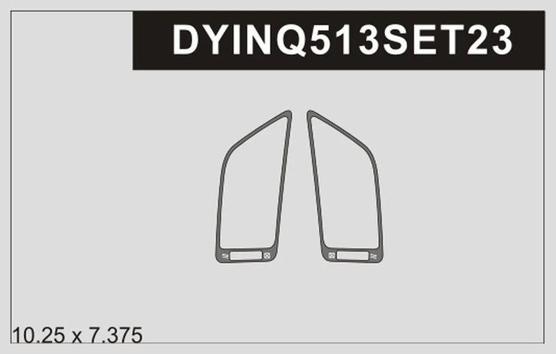 Load image into Gallery viewer, Infiniti Q50/Q60 (2013-2023) Carbon Fiber Driver & Passenger Vents Trim - FSPE