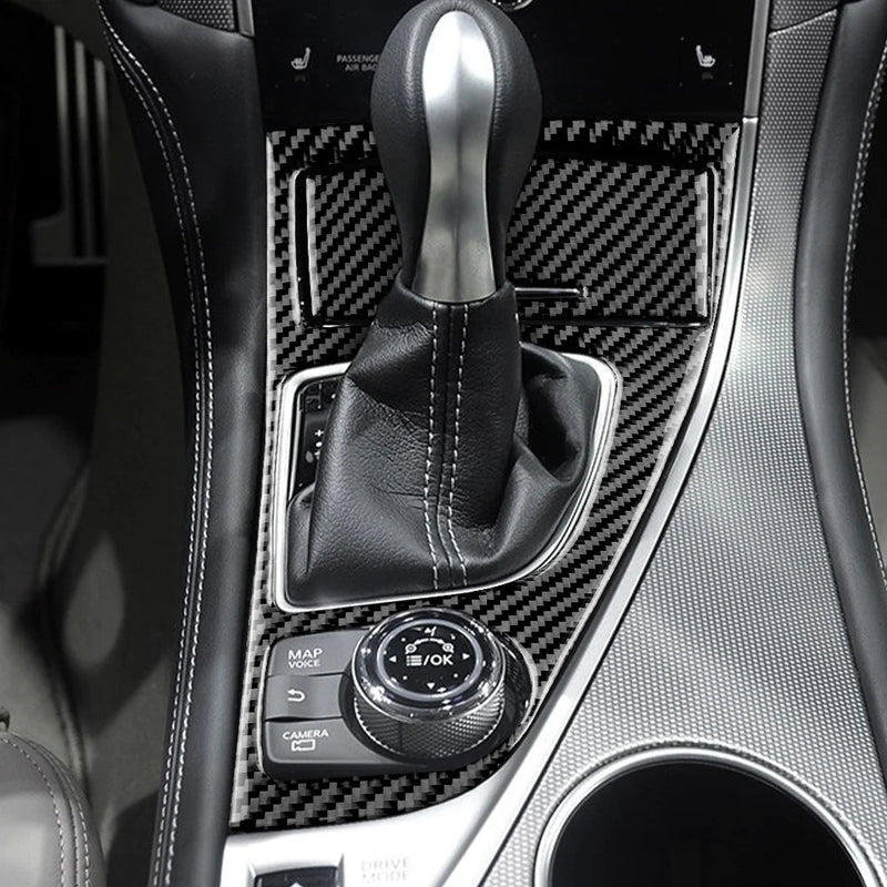 Load image into Gallery viewer, Infiniti Q50/Q60 (2013-2023) Carbon Fiber Gear Panel Trim - FSPE