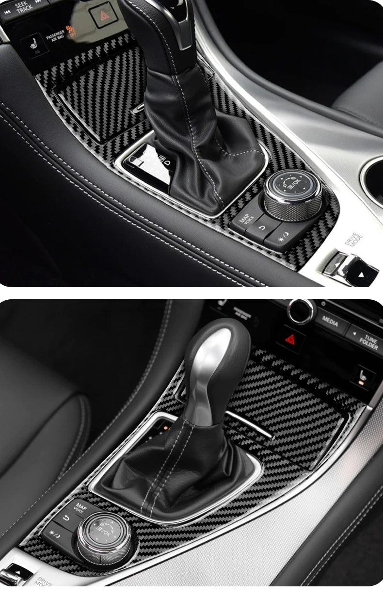 Load image into Gallery viewer, Infiniti Q50/Q60 (2013-2023) Carbon Fiber Gear Panel Trim - FSPE