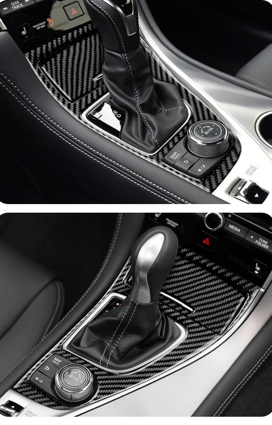 Infiniti Q50/Q60 (2013-2023) Carbon Fiber Gear Panel Trim - FSPE
