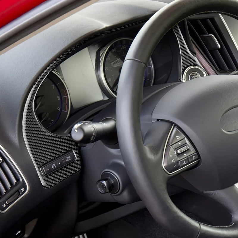 Load image into Gallery viewer, Infiniti Q50/Q60 (2013-2023) Carbon Fiber Speedometer Trim - FSPE