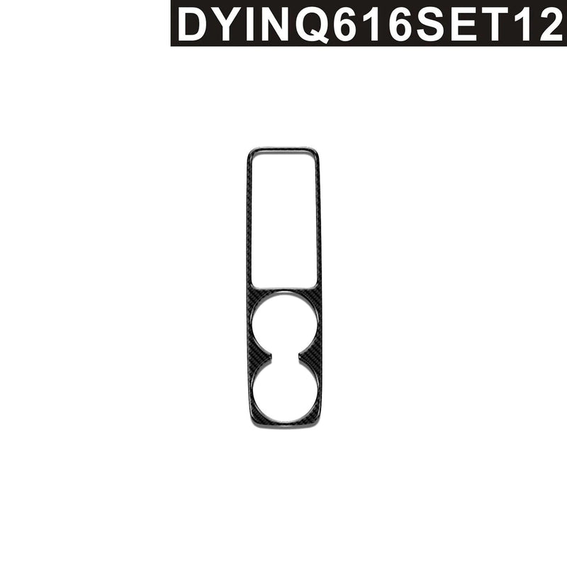 Load image into Gallery viewer, Infiniti Q60 (2013-2023) Carbon Fiber Rear Cup Holder Trim - FSPE