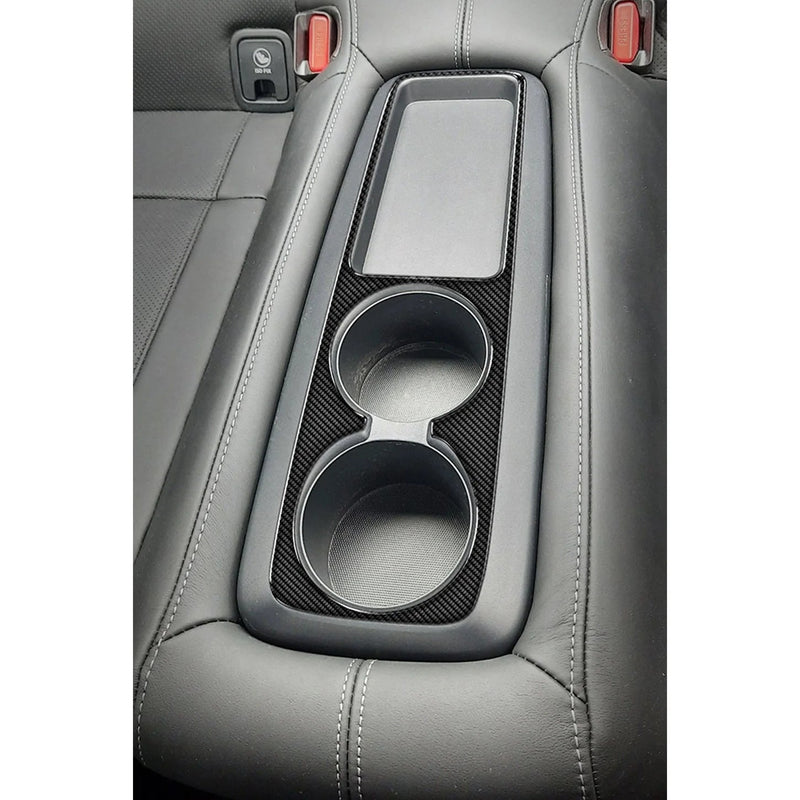 Load image into Gallery viewer, Infiniti Q60 (2013-2023) Carbon Fiber Rear Cup Holder Trim - FSPE