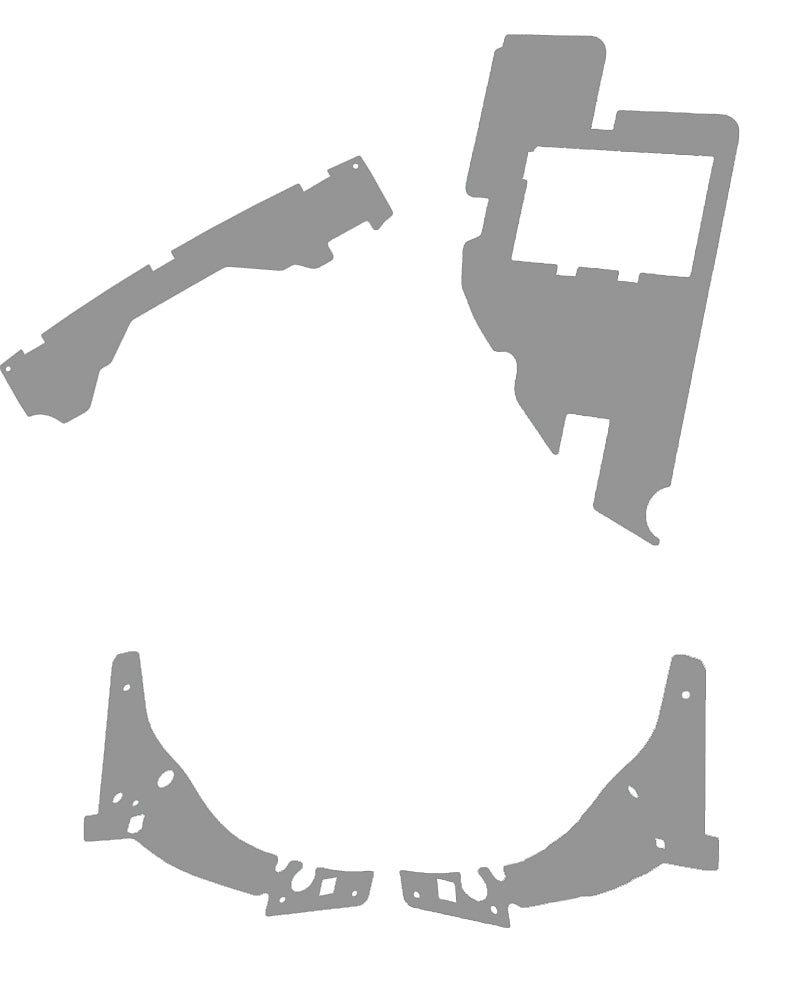 Load image into Gallery viewer, Jeep Cherokee Aluminum / Carbon Fiber Engine Bay Set (2018-2021) - FSPE