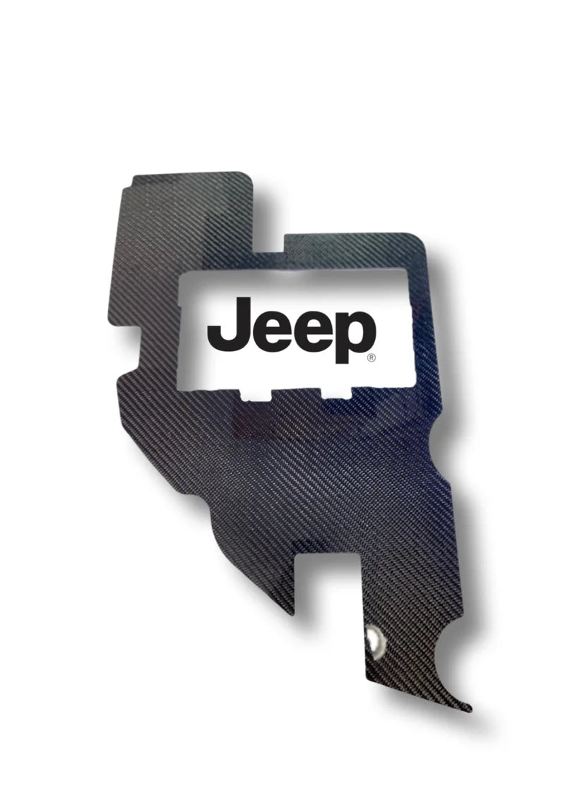 Load image into Gallery viewer, Jeep Cherokee Aluminum / Carbon Fiber Fuse Box Surrounding Cover (2017-2021) - FSPE