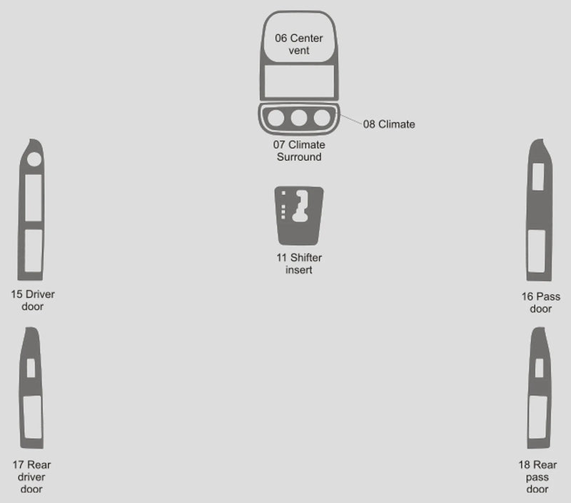 Load image into Gallery viewer, Jeep Compass (2009-2016) Carbon Fiber Full Set Trim - FSPE