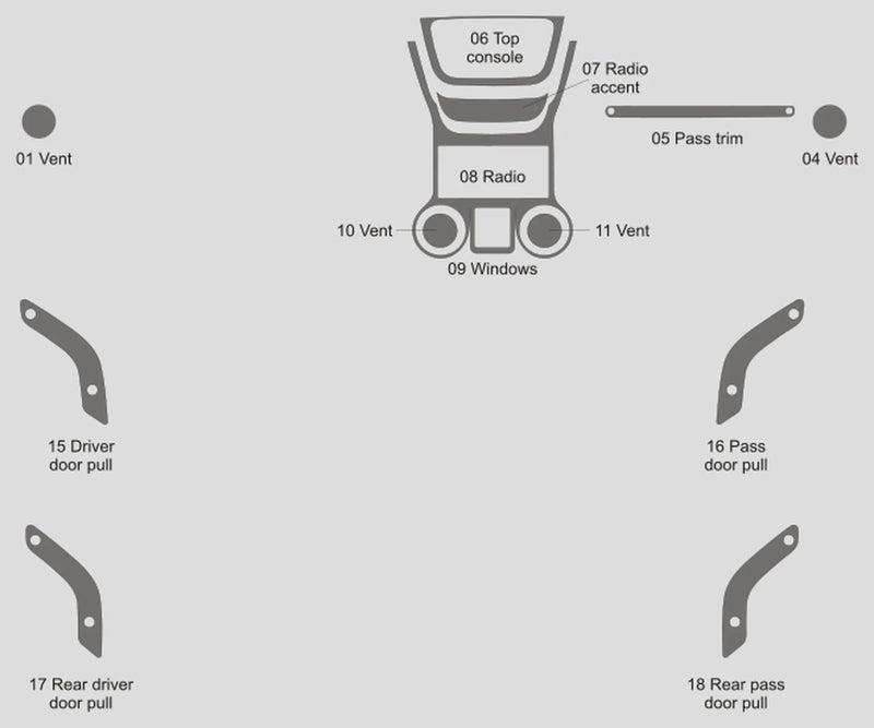 Load image into Gallery viewer, Jeep Wrangler (2012-2016) Carbon Fiber Full Set Trim - FSPE