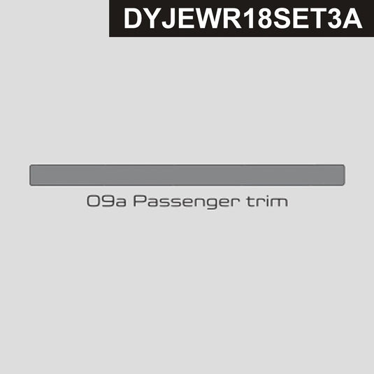 Jeep Wrangler (2018-2023) Carbon Fiber Passenger Trim - FSPE