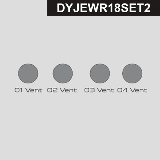 Jeep Wrangler (2018-2023) Carbon Fiber Vents Trims - FSPE