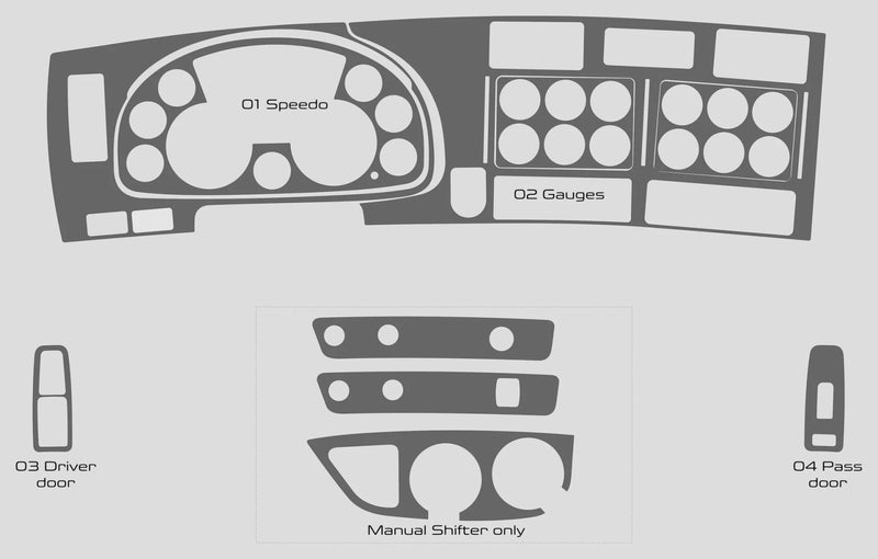 Load image into Gallery viewer, Kenworth T880 (2013-2020) Carbon Fiber Full Set Trim - FSPE
