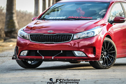 Kia Forte (2017-2018) Stacked Front Splitter V1 - FSPE