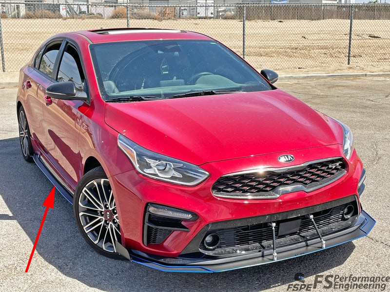 Load image into Gallery viewer, Kia Forte (2019-2021) Side Skirt Extensions (for GT/GT-line) - FSPE
