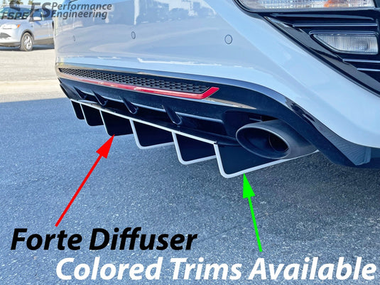 Kia Forte GT (2019-2021) Rear Diffuser - FSPE