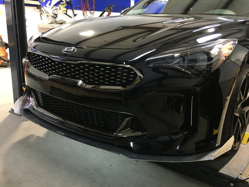 Load image into Gallery viewer, Kia Stinger GT (2018-2021) Front Splitter V1 & Under Tray - FSPE