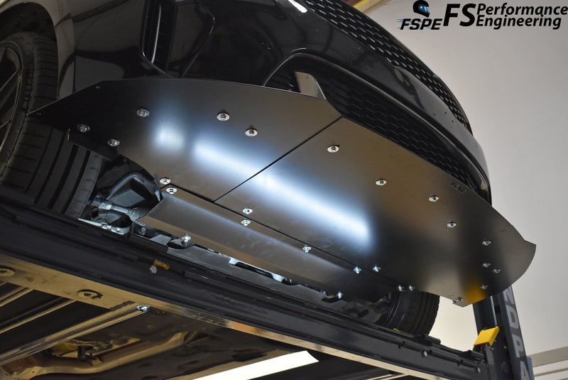 Load image into Gallery viewer, Kia Stinger GT (2018-2021) Front Splitter V1 & Under Tray - FSPE