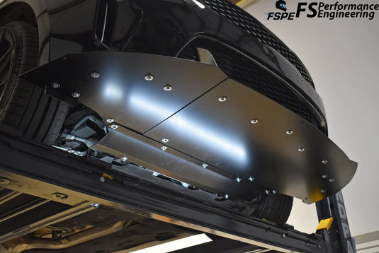 Kia Stinger GT (2018-2021) Front Splitter V1 & Under Tray - FSPE