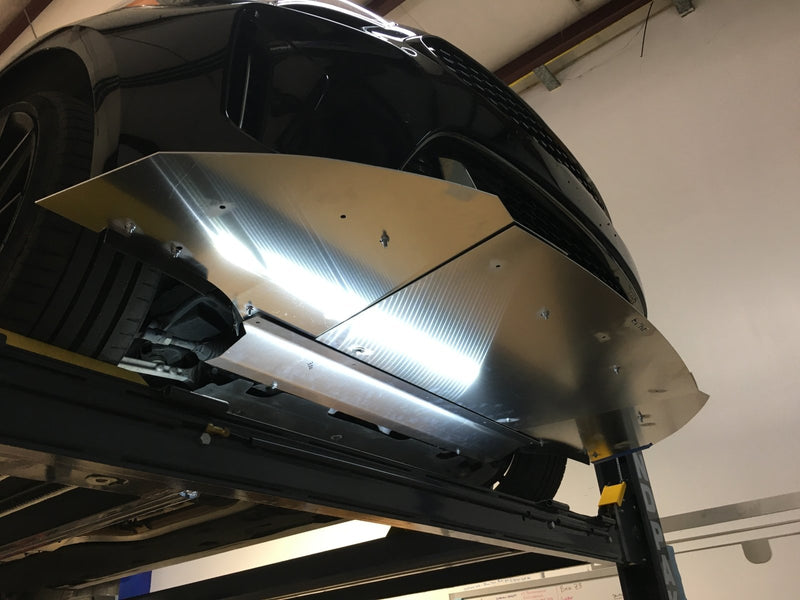 Load image into Gallery viewer, Kia Stinger GT (2018-2021) Front Splitter V1 & Under Tray - FSPE