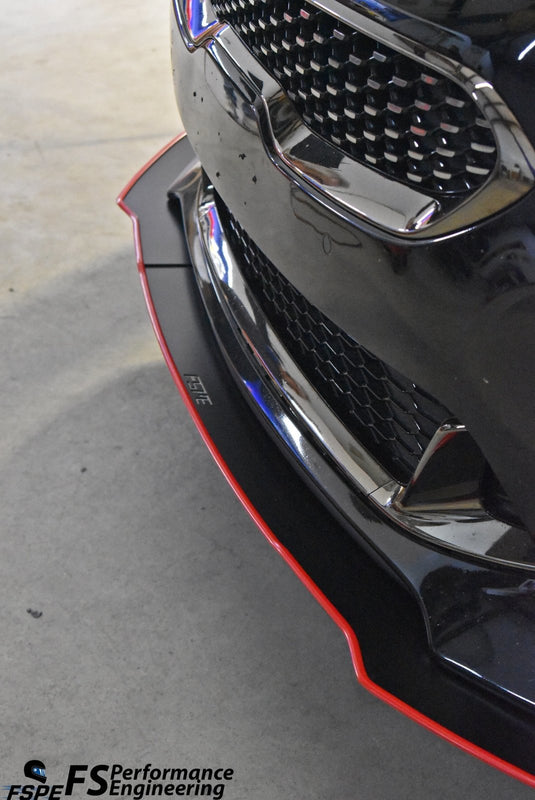 Kia Stinger GT (2018-2021) Front Splitter V1 & Under Tray - FSPE