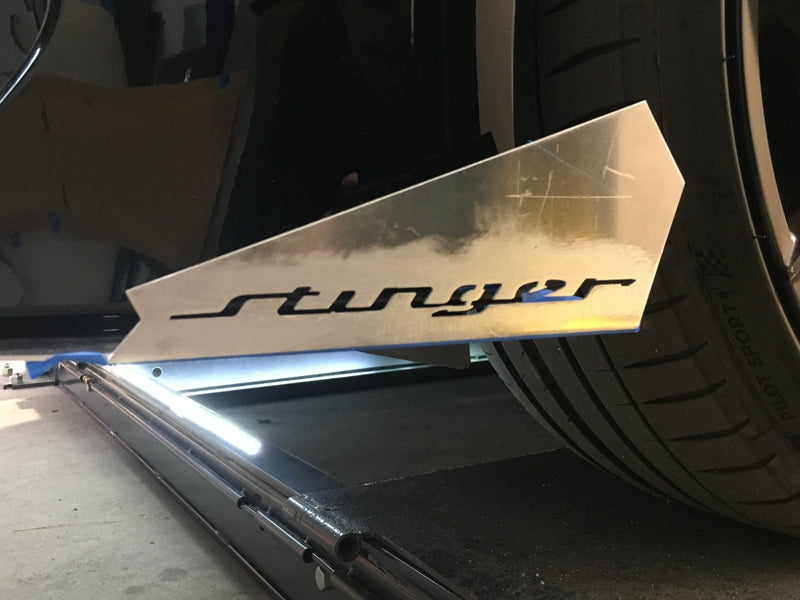 Load image into Gallery viewer, Kia Stinger GT (2018-2021) Front Splitter V1 & Under Tray - FSPE