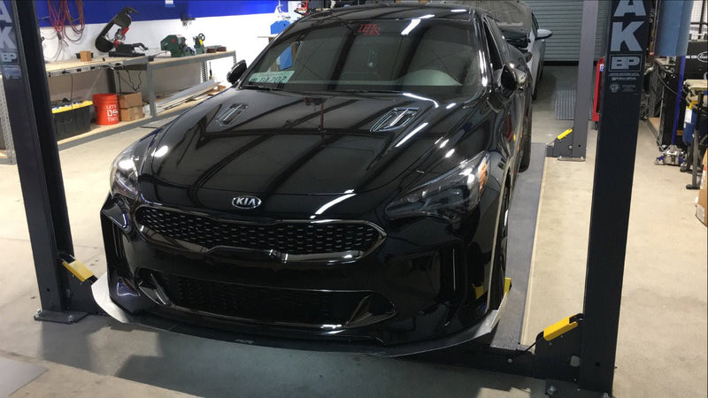 Load image into Gallery viewer, Kia Stinger GT (2018-2021) Front Splitter V1 & Under Tray - FSPE