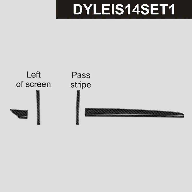 Load image into Gallery viewer, Lexus IS (2014-2020) Carbon Fiber Dash Strips & Screen Trims - FSPE