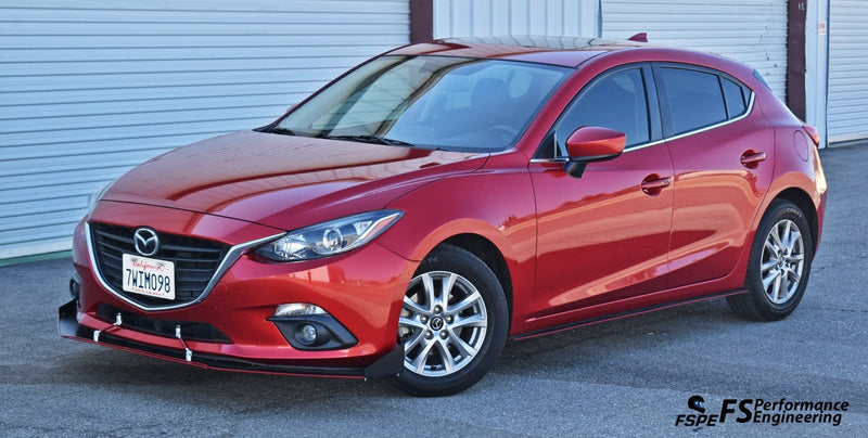 Load image into Gallery viewer, Mazda 3 (2014-2016) Front Splitter V1 - FSPE