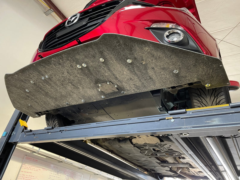 Load image into Gallery viewer, Mazda 3 (2014-2016) Front Splitter V2 - CARBON FIBER EDITION - FSPE