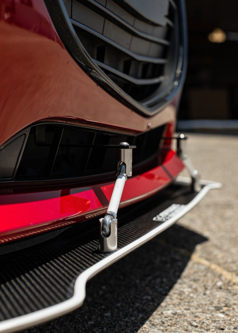 Load image into Gallery viewer, Mazda 3 (2014-2016) Front Splitter V2 - CARBON FIBER EDITION - FSPE