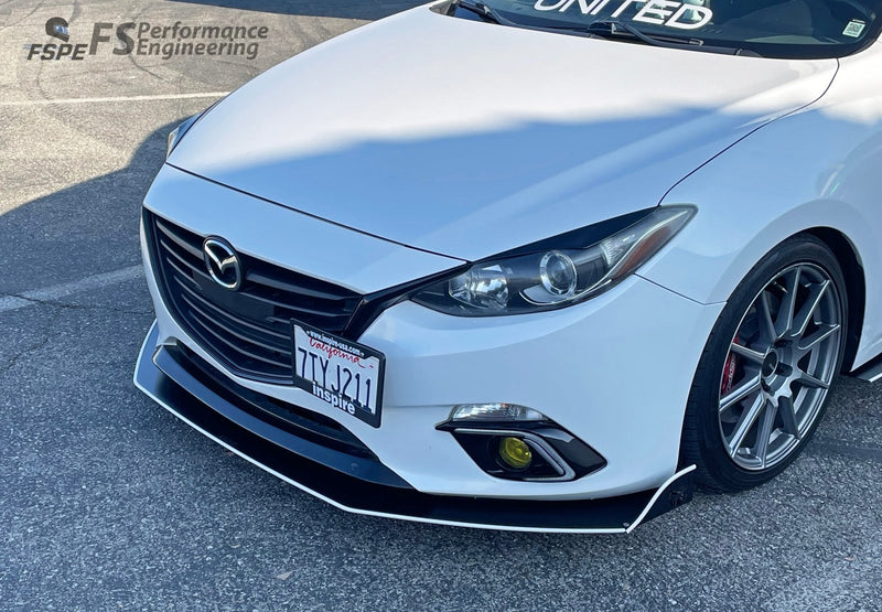 Load image into Gallery viewer, Mazda 3 (2014-2016) Front Splitter V3 - FSPE