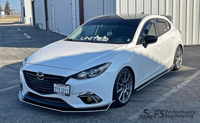 Load image into Gallery viewer, Mazda 3 (2014-2016) Front Splitter V3 - FSPE