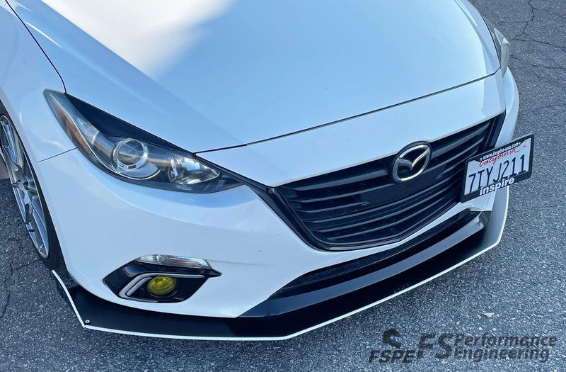 Load image into Gallery viewer, Mazda 3 (2014-2016) Front Splitter V3 - FSPE