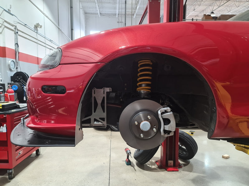 Load image into Gallery viewer, Mazda Miata NB (1999-2005) RGR Ultra Chassis Mounted Front Splitter Kit - FSPE