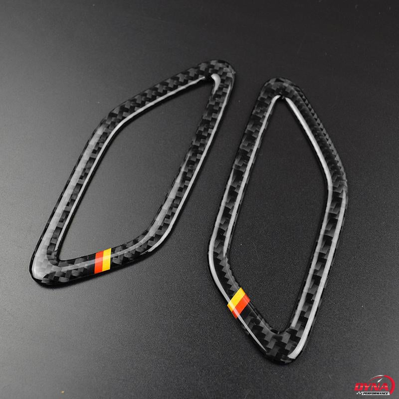 Load image into Gallery viewer, Mercedes Benz A Class "(2013-2018) CLA (2014-2018) GLA (2015-2018) Carbon Fiber Air Conditioning Outlet Trim - FSPE