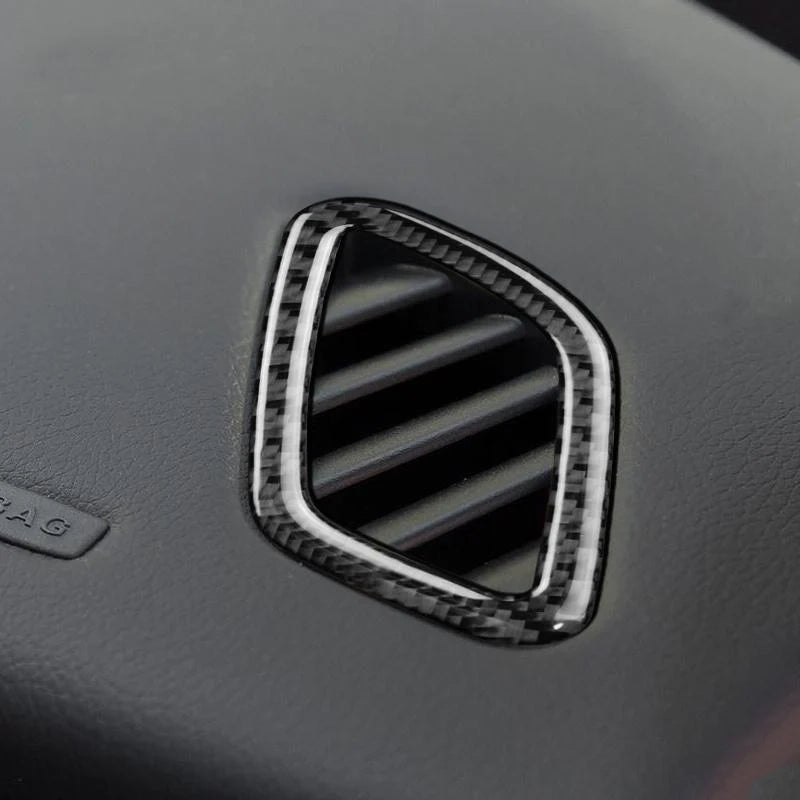 Load image into Gallery viewer, Mercedes Benz A Class "(2013-2018) CLA (2014-2018) GLA (2015-2018) Carbon Fiber Air Conditioning Outlet Trim - FSPE