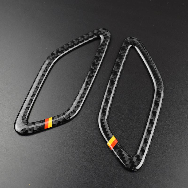 Load image into Gallery viewer, Mercedes Benz A Class "(2013-2018) CLA (2014-2018) GLA (2015-2018) Carbon Fiber Air Conditioning Outlet Trim - FSPE