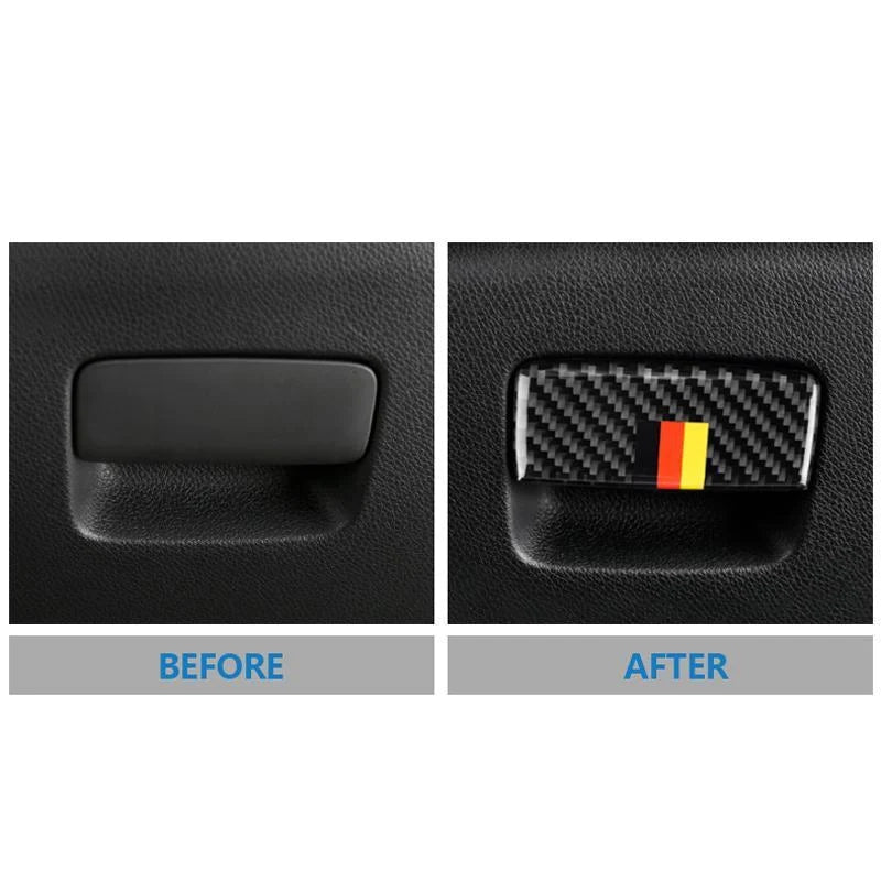 Load image into Gallery viewer, Mercedes Benz A Class CLA (2013-2018) GLA (2015-2018) Carbon Fiber Glove Box Handle - FSPE