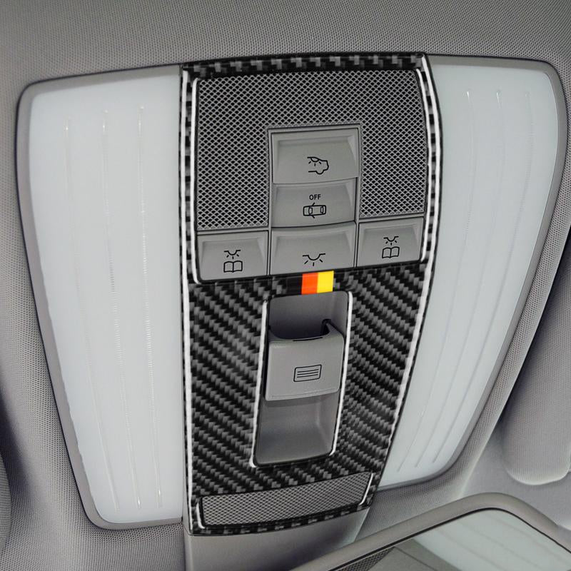 Load image into Gallery viewer, Mercedes Benz C Class "W204 E Class W212" Carbon Fiber Light Panel Cover Trim - FSPE